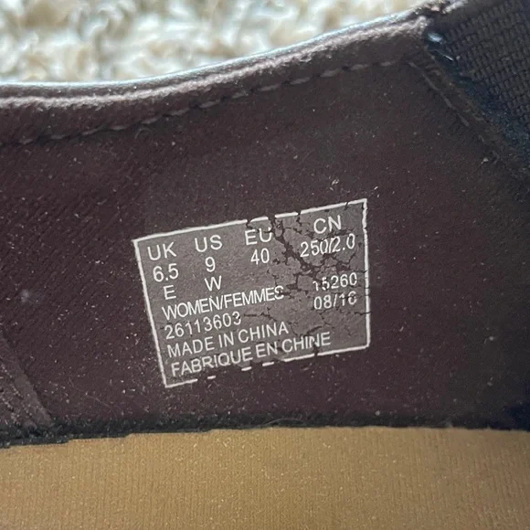 Clarks Women's Brown Leather Shoes - Picture 5 of 6